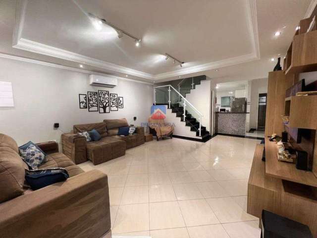 Sobrado com 3 dorms, Maracanã, Praia Grande - R$ 595 mil, Cod: 70836405