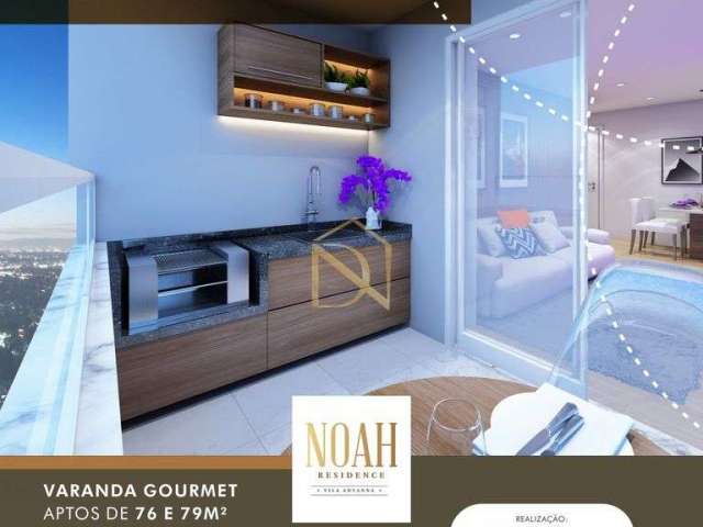 Lançamento Noah Apartamento 2 dormitórios - 76 e 79m² - Vila Adyana