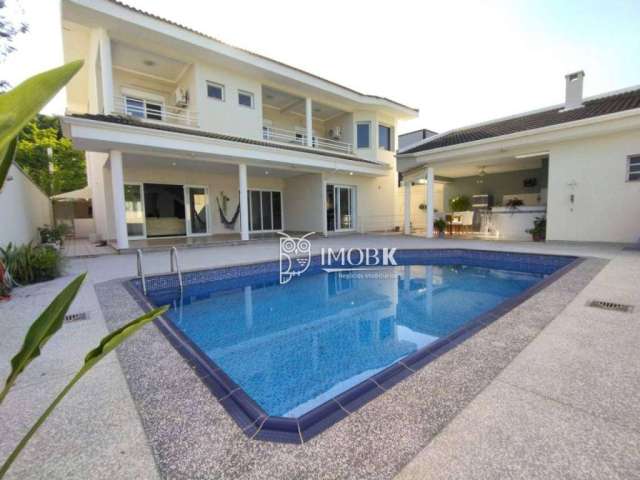 Maravilhosa Casa em estilo Americano com 5 suítes à venda, 518 m² por R$ 2.900.000 - Portal do Paraíso II - Jundiaí/SP