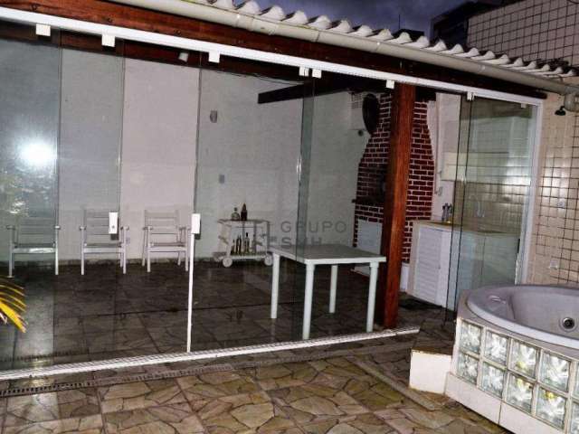 Cobertura com 3 dormitórios à venda, 216 m² por R$ 540.000,00 - Praia da Enseada – Hotéis - Guarujá/SP