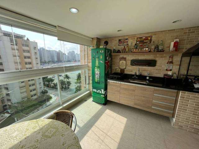 Apartamento com 3 dormitórios à venda, 117 m² por R$ 1.600.000,00 - Astúrias Frente Mar - Guarujá/SP