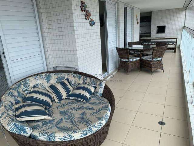 Apartamento com 3 dormitórios para alugar, 118 m² por R$ 8.500,00/mês - Enseada - Guarujá/SP