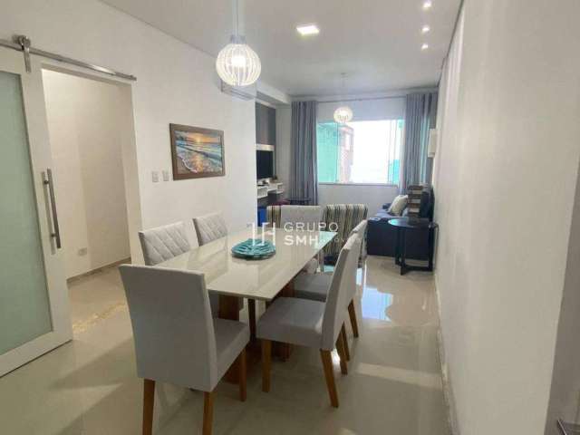 Apartamento com 3 dormitórios à venda, 124 m² por R$ 630.000 - Vista Mar - Praia das Pitangueiras - Guarujá/SP