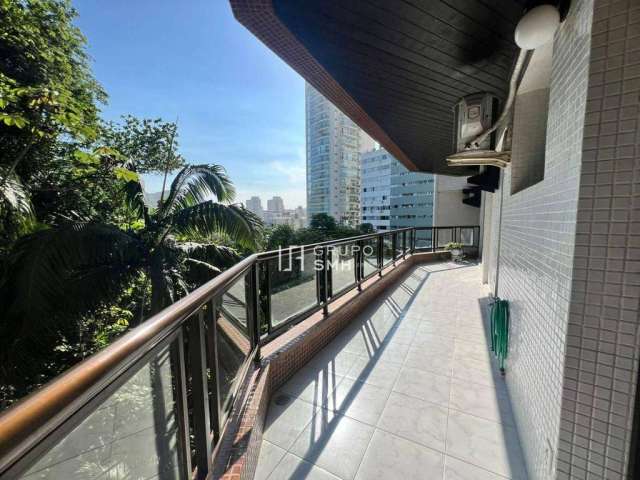 Apartamento com 3 dormitórios à venda, 215 m² por R$ 1.200.000 - Tombo - Guarujá/SP