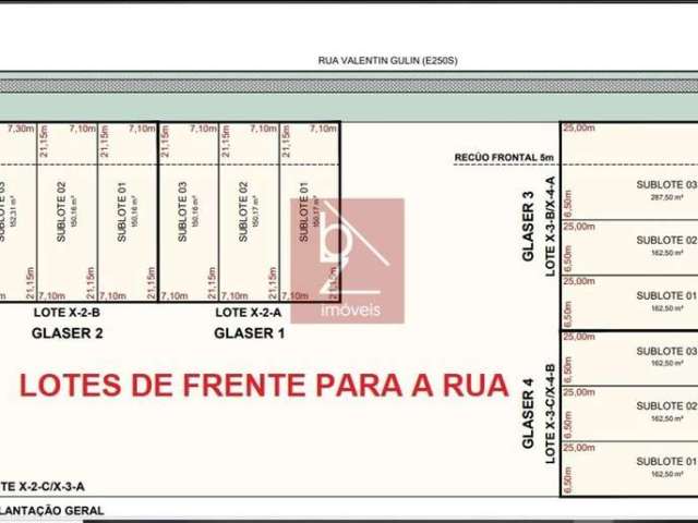 Terreno com 150,16m² de  area privativa atuba r$262.798,00