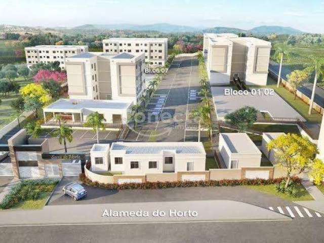 Apartamento para Venda em Sorocaba, Caguassu, 2 dormitórios, 1 banheiro, 1 vaga