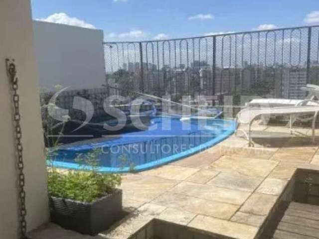 Cobertura Duplex Morumbi 223m², 3 quartos, 1 suíte, cozinha,piscina, churrasqueira, lareira,3 vagas.