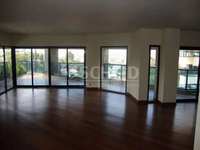 Apartamento Panamby com 430m², 4 quartos, 4 suítes, closet, sala, , terraço com piscina, 5 vagas.