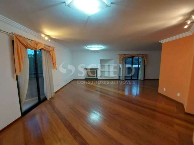 Apartamento para Locação no Morumbi, 240m², 4 suítes, churrasqueira à carvão, 4 vagas e depósito