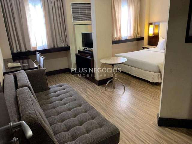 Flat com 2 dorms, Condomínio Edifício International Plaza Flat, São Paulo - R$ 890 mil, Cod: 218468