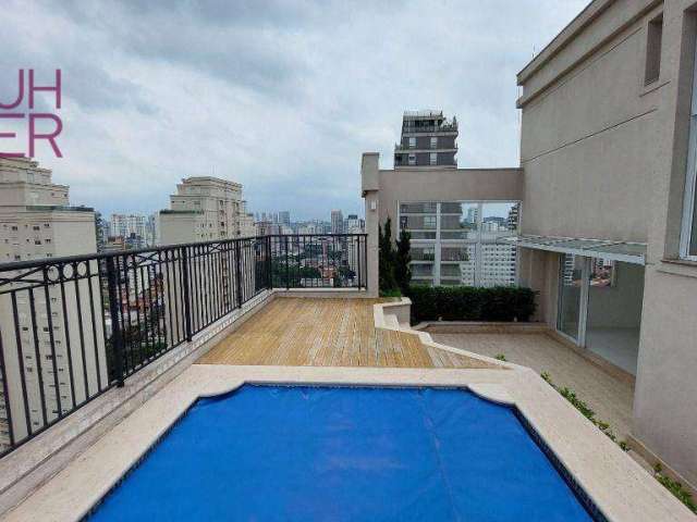 Vila Nova Conceição - Venda / Locação - Cobertura Duplex, com Terraço com Piscina e Espaço Gourmet, 4 Suítes, 5 Vagas