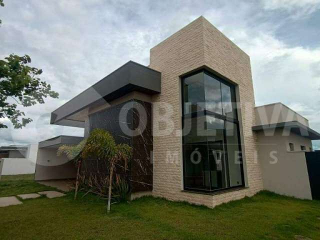 Casa Térrea de Luxo A Venda com Integração Excepcional - Condomínio Arts Em Uberlândia