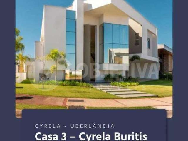 Casa em Condomínio à venda, 5 quartos, 5 suítes, 6 vagas, CONDOMÍNIO CYRELA RESIDENCIAL BURITIS - UBERLANDIA/MG