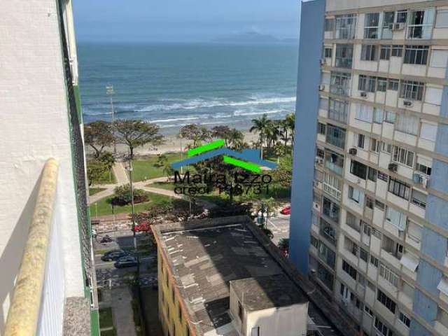 Venda - apartamento 1 dorm - frente mar - 1 vaga -  embaré - santos