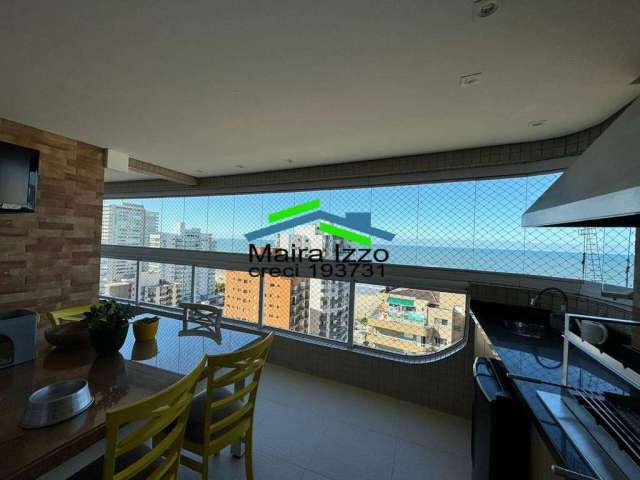 APARTAMENTO 3 SUÍTES - VISTA MAR - 2 VAGAS - 136 m² - AVIAÇÃO-PRAIA GRANDE