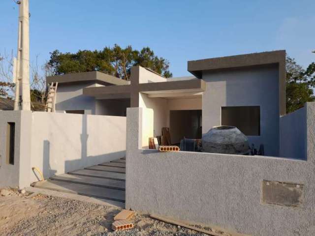 Casa geminada em faze de construção, a venda no baln. alvorada/itapoá-sc