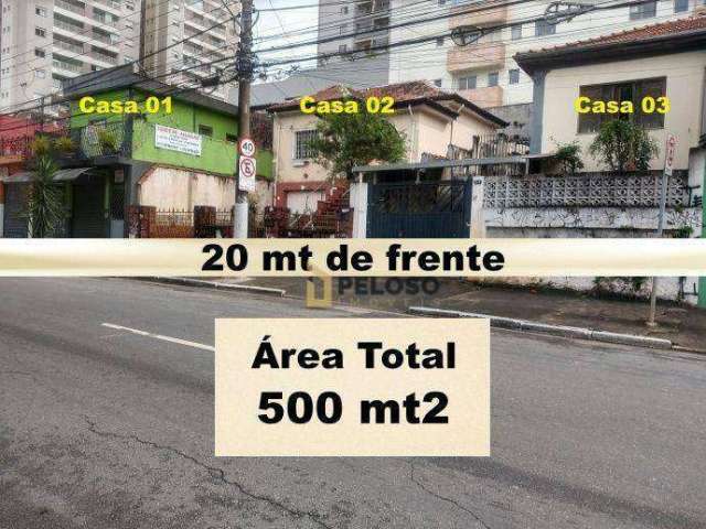 Terreno à venda, 500 m² por R$ 4.500.000,00 - Casa Verde - São Paulo/SP