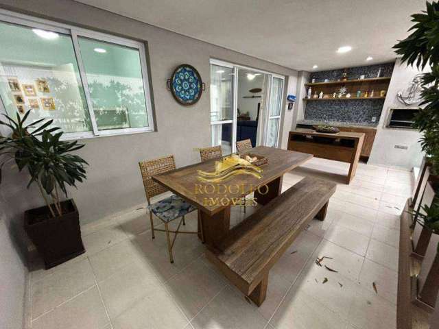 Guarujá Praia das Astúrias 4 Dormitórios 134m² 2 Vagas Piscina Varanda Gourmet Quadra de Tênis Sauna