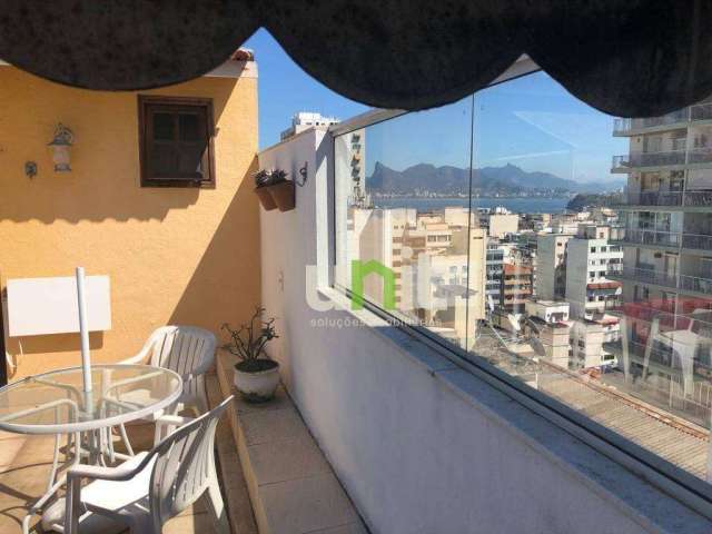 Cobertura com 4 dormitórios à venda, 216 m² por R$ 1.450.000 - Icaraí - Niterói/RJ