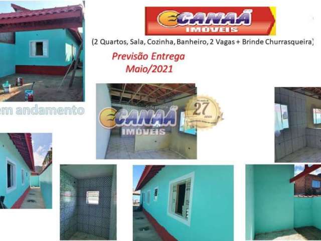 Casa com 2 quartos à venda na Av. Monteiro Lobato, 10.374, Jussara, Mongaguá, 50 m2 por R$ 250.000