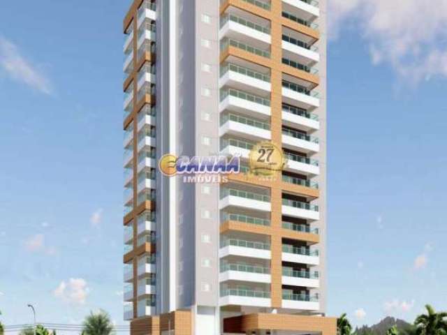 Apartamento com 2 quartos à venda na Av. Monteiro Lobato, 10.374, Vila Oceanópolis, Mongaguá, 79 m2 por R$ 559.418