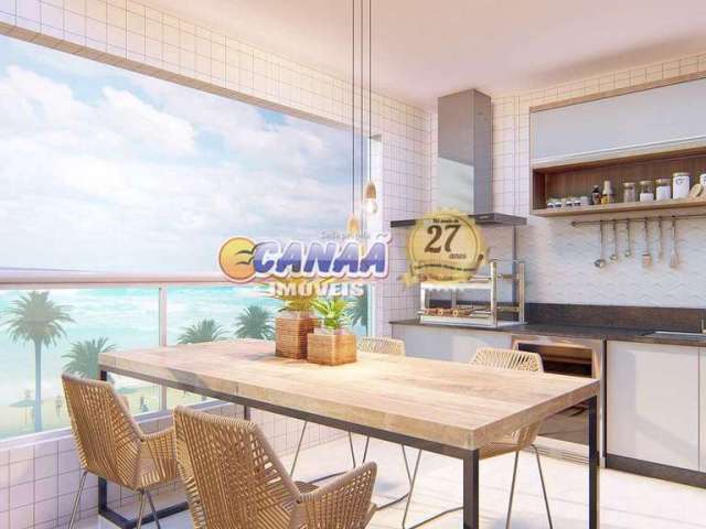 Apartamento com 2 dorms, Vila Anhanguera, Mongaguá - R$ 400 mil, Cod: 10950