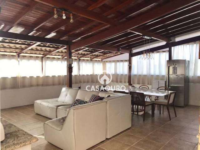 Cobertura com 5 quartos à venda, 260 m² por R$ 1.650.000 - Serra - Belo Horizonte/MG