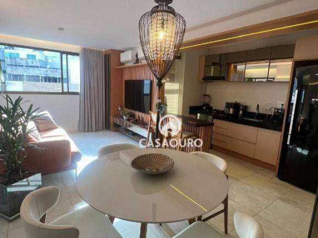 Apartamento com 1 dormitório à venda, 56 m² por R$ 595.000,00 - Buritis - Belo Horizonte/MG