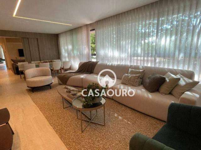 Apartamento com 4 dormitórios à venda, 166 m²  - Serra - Belo Horizonte/MG