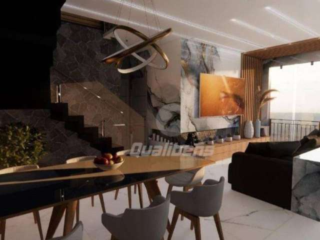 Cobertura com 2 dormitórios à venda, 106 m² por R$ 550.000,00 - Vila Nossa Senhora das Vitórias - Mauá/SP