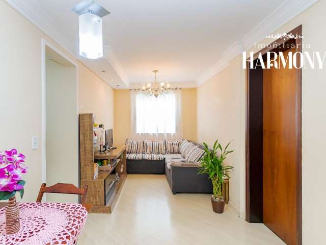 Apartamento com 3 quartos (1 suíte), 63m² à venda por R$ 309.990 no Bacacheri em Curitiba-PR