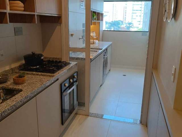 Apartamento 80m² com 2 suites, varanda com churrasqueira e vaga no Tatuapé