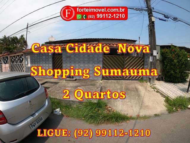 Casa Térrea 2 Quartos próximo Shoppinig Sumauama 100% Documentada