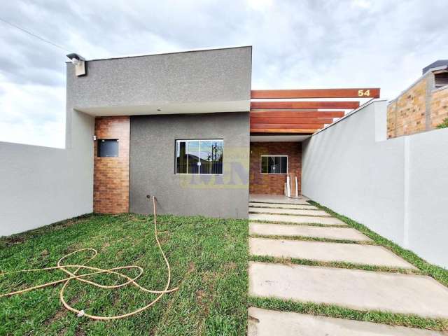 Casa nova com 3 dormitórios, 1 suíte, no bairro Jardim Claudia em Pinhais