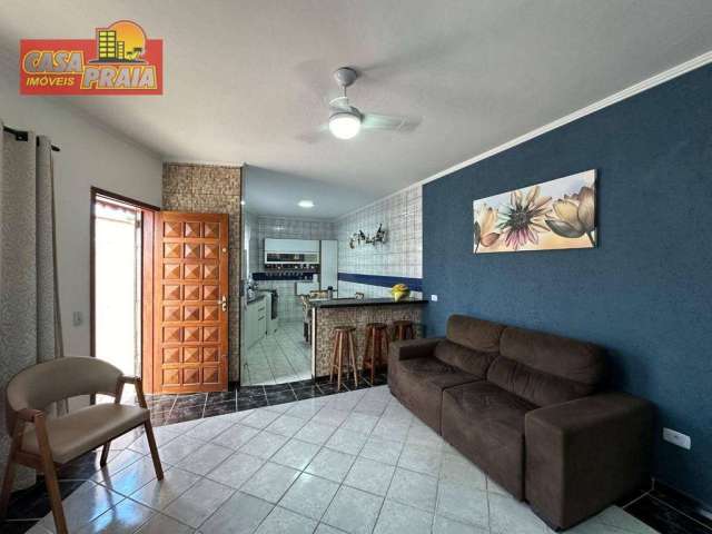 Casa lado praia com 2 quartos à venda, 66 m² por R$ 310.000 - Balneário Jussara - Mongaguá/SP