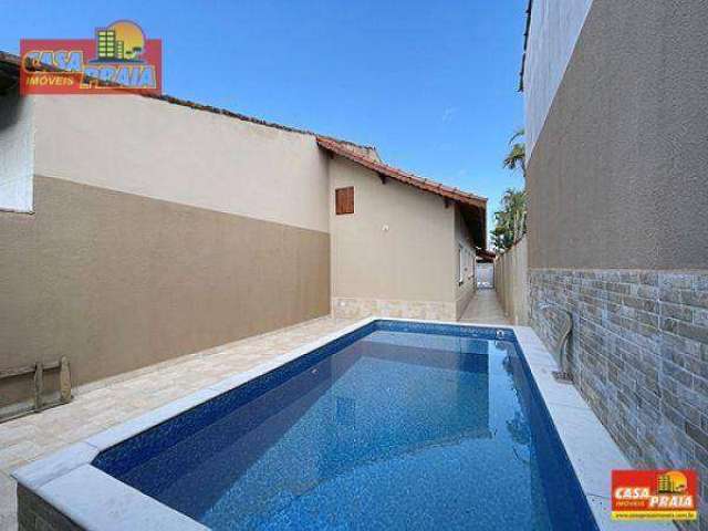 Casa nova 2 quartos piscina e churrasqueira a 700 metros praia