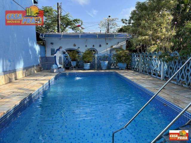 Casa com piscina 2 quartos à venda, 120 m² por R$ 485.000 - Plataforma - Mongaguá/SP