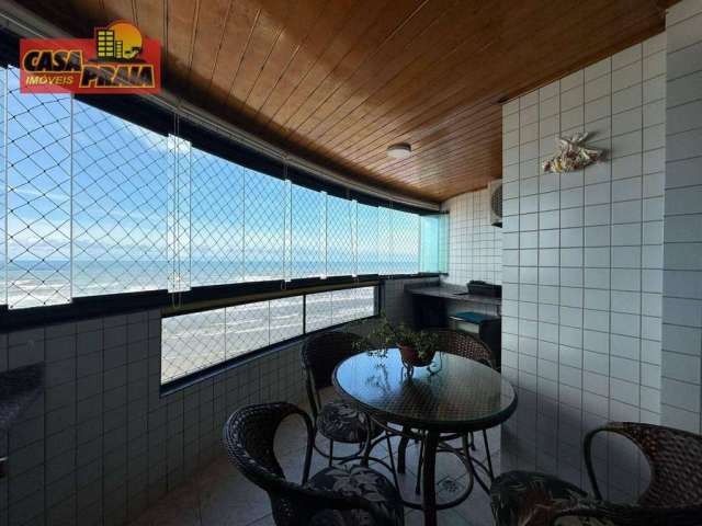 Apartamento 3 quartos sacada gourmet 2 vagas frente ao mar. vera cruz