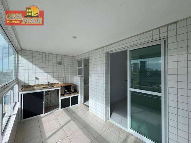 APARTAMENTO 2 QUARTOS SACADA GOURMET COM PISCINA NO CENTRO  - Mongaguá/SP