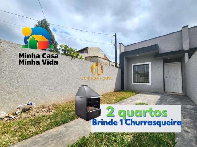 Casa 2 quartos minha casa minha vida no Sítio Cercado Curitiba