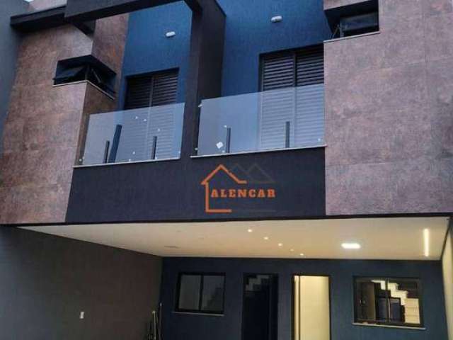 Sobrado com 3 dormitórios à venda, 150 m² por R$ 870.000,00 - Santo André - Santo André/SP