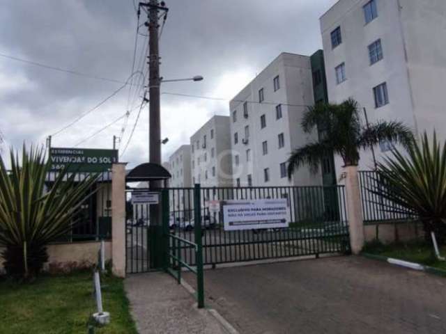 Lindo apartamento no bairro Restinga, na Rua Capitão Pedroso,  3º andar,  com 2 dormitórios, amplo living, cozinha, banheiro sociail com armário e box de vidro, e vaga de garagem fixa. Condominio com 