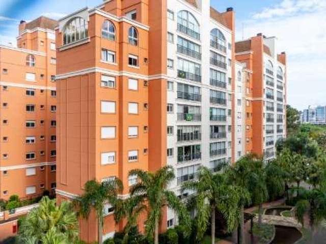 BELISSIMO APARTAMENTO MOBILIADO, COM 141M2 PRIVATIVOS, 3 DORMITORIOS SENDO 1 SUITE, CLOSET, LIVING 3 AMBIENTES COM SACADA INTEGRADA, CHURRASQUEIRA, LAVABO, COZINHA MONTADA, 2 VAGAS DE GARAGEM.&lt;BR&g