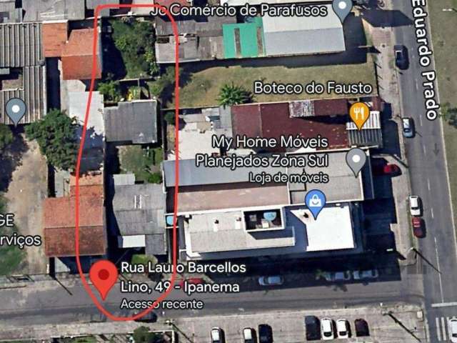 Terreno de 600m2 no Bairro Ipanema. &lt;BR&gt;&lt;BR&gt;Excelente em um dos bairro mais desejados da zona sul, terreno com 600m2  serve tanto para comercial quanto residencial.&lt;BR&gt;&lt;BR&gt;No t