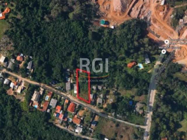 Terreno / lote, com área total de 1.840,00 m² sendo 40,00m de frente e fundos e 40,00m de profundidade de um lado e 46,00m do outro. Localizado a 200 metros o condomínio Alphaville Porto Alegre. Aceit