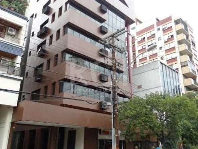 SALA COMERCIAL   com 40,24 m²  de  área   privativa -  7º andar.&lt;BR&gt;Excelente localização no bairro Menino Deus.&lt;BR&gt;Edifício com salão de eventos e churrasqueira. Estuda propostas!&lt;BR&g