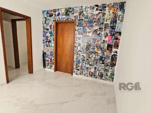 Excelente apto 1 dorm com 43 m2, sala, cozinha, área de serviço separada. &lt;BR&gt;Piso porcelanato recém colocado. Condomínio baixo. Um lance de escada. 5 min a pé da Orla do Gasômetro.