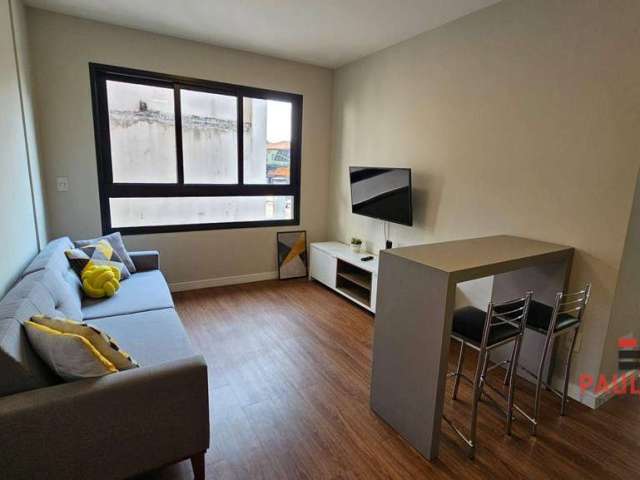 Apartamento com 1 dormitório, 31 m² - venda por R$ 400.000,00 ou aluguel por R$ 3.035,00 - Mirandópolis - São Paulo/SP