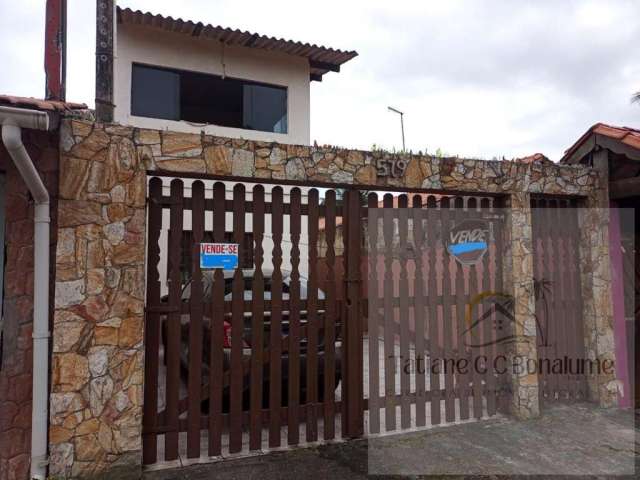 Casa para Venda em Mongaguá, Balneário Itaguaí, 2 dormitórios, 1 suíte, 3 banheiros, 2 vagas