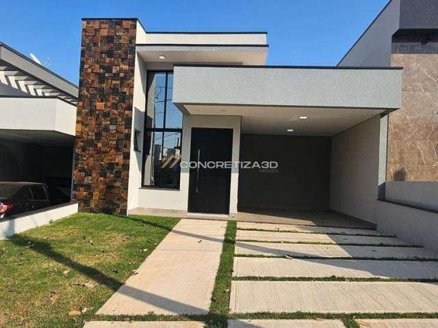 Casa à venda em Indaiatuba, Jardim Bréscia, com 3 quartos, com 137 m², Condomínio Brescia